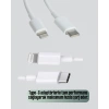 Aşırı Şarj Ve Pil Koruması İle Akıllı Çipli Lightning Kablo 1.2m
