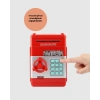 Atm Görünümlü Kırmızı Elektronik Şifreli Kumbara