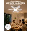 Ayarlanabilir Parlaklık Özellikli Led Tavan Vantilatörü Süper Sessiz Motor Teknolojisi Ve Güçlü Hava Akışı