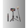Ayarlanabilir Telefon Tripodu Selfie Stick Çok Açılı Çekim