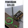 Aynalı Bluetooth Kulaklık Telefon Standlı Dijital Göstergeli