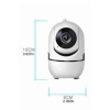 Baby Kamera Kablosuz 720p Beyaz 360 Derece Wifi Kamera Full Hd 1080p