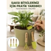 Çiçek Bakımı İçin Bahçe El Aletleri Seti