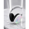 Beyaz Kablosuz Bluetooth Kulaklık Mikrofonlu Ergonomik Kulak Üstü Tasarım
