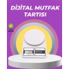 Beyaz Plastik Dijital Mutfak Tartısı – 24x16.8x1.5cm