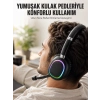 Bluetooth 5.0 Rgb Işıklı Mikrofonlu Kablosuz Kulak Üstü Kulaklık