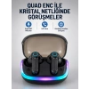 Bluetooth 5.4 Kablosuz KulaklıkQuad Enc Mikrofonlu Tws Kulaklık