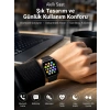 Bluetooth Arama, Akıllı Bildirimler Ve Günlük Sağlık Takibi Sunan Şık Tasarımlı Akıllı Saat