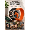 Bluetooth Bağlantılı 49mm Dokunmatik Akıllı Saat Sağlık Ve Spor Takip Özellikli