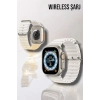 Bluetooth Bağlantılı 49mm Dokunmatik Akıllı Saat Sağlık Ve Spor Takip Özellikli