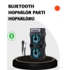 Bluetooth Bağlantılı Led Işıklı Taşınabilir Hoparlör – 1200 Mah Şarjlı, Fm Radyolu