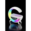 Bluetooth Hoparlör Dijital Göstergeli Wireless Şarj Rgb Işıklı