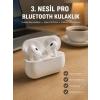Bluetooth Kulaklık Kulak İçi Silikonlu Stereo Yüksek Ses Kaliteli Dokunmatik