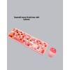 Bluetooth Retro Kablosuz Klavye Ve Mouse Seti – 3 Cihaz Bağlantılı, Sessiz Tuş, Uzun Pil Ömrü
