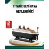 Buhar Efektli Titanik Gemi Oda Kokusu Difüzör Led Işıklı Nemlendirici