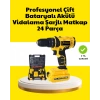 Çift Bataryalı 12v Akülü Matkap | 10 Mm Metal, 20 Mm Ahşap Delme Kapasitesi