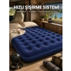 Çift Kişilik Şişme Yatak Dayanıklı Vinil Kamp Ve Misafir Kullanımına Uygun