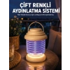 Çift Renkli Led Aydınlatmalı Taşınabilir Sinek Kovucu Lamba