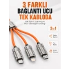 Çinko Alaşımlı Metal Konnektörlü Dayanıklı 6a Hızlı Şarj Kablosu