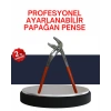 Dayanıklı Çelik Papağan Pense Ergonomik Yalıtımlı Sap