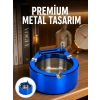 Dekoratif Çakmaklı Küllük Kolay Temizlenebilir Metal Yeni Nesil