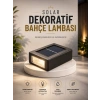 Dekoratif Duvar Lambası Solar Güneş Enerjili Bahçe Aydınlatması