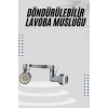 Dönebilen Musluk Başlığı Akrobat Mutfak Banyo Musluk Ucu Başlığı Oynar Başlıklı