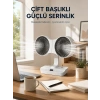 Çift Yöne Hava Üfleyen Masa Ve Duvar Tipi Vantilatör