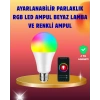 Enerji Verimli Akıllı Led Ampul, Uzaktan Kontrol Özellikli
