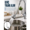 Esnek Spiral Musluk Uzatma Fıskiyesi  Su Tasarruflu Ayarlanabilir Musluk Başlığı