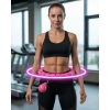 Evde Spor İçin Akıllı Hula Hoop Çemberi Bel İnceltici Mor