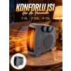 Fanlı Oda Isıtıcısı Termostat Kontrollü Soğuk Hava Üfleme Modu Yeni Nesil