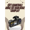 Gece Görüşlü Dvr 3 Lensli Araç İçi Sürüş Kamerası Video Kaydedici