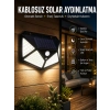 Güneş Enerjili Bahçe Aydınlatma Lambası Solar 100 Led Lamba