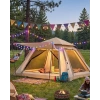 Güneşlikli Kamp Çadırı 240x240x160 Cm 6 Kişilik Kolay Kurulum Outdoor