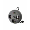 Güvenli Çoklu Priz 3 Priz 3 Usb 1 Type C Termal Koruma Uzun Kablo
