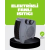 Güvenli Elektrikli Fanlı Isıtıcı Termostatlı Hızlı Isıtma