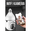 Güvenlik Kamerası Wifi Kamera Duylu Ev Kamerası Wifi Bağlantılı Dönebilen