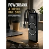 Hızlı Şarj Dijital Göstergeli Powerbankli Çoklu Şarj Özelliği