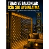 İç Ve Dış Mekân Kullanımına Uygun 3x3 Metre Led Işık Ağı