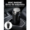 Isıtma Soğutma Özellikli Araç Bardaklığı Çakmak Girişli Akıllı Yeni Nesil