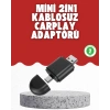 Kablosuz Carplay Dönüştürücü – Akıllı Tak & Çalıştır Araç Adaptörü
