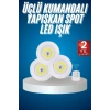 Kablosuz Pilli Işıldak  Masa Lambası Mutfak Tezgah Altı Banyo Dolabı Dolap İçi