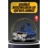 Kafa Lambası 800 Lümen 4 Mod Yüksek Işık Flaşörlü Şarjlı Led Lamba