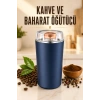 Kahve Ve Baharat Öğütücü Paslanmaz Çelik Dayanıklı Kolay Kullanım