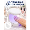 Kalıcı Oje Kurutucu Uv Led Teknolojisi Taşınabilir Mini Tırnak Kurutucu Yeni Nesil