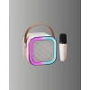 Karaoke Mikrofon Hoparlör Seti Bluetooth Kablosuz Taşınabilir