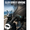 Kask Kulaklığı Motosiklet Intercom Interkom Dinleme Konuşma Özellikli Su Geçirmez
