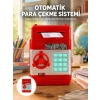 Kırmızı Şifreli Atm Kasa Para Yutan Kumbara