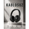 Kulak Üstü Kablosuz Bluetooth Kulaklık Yüksek Ses Kaliteli Anc Özelliği